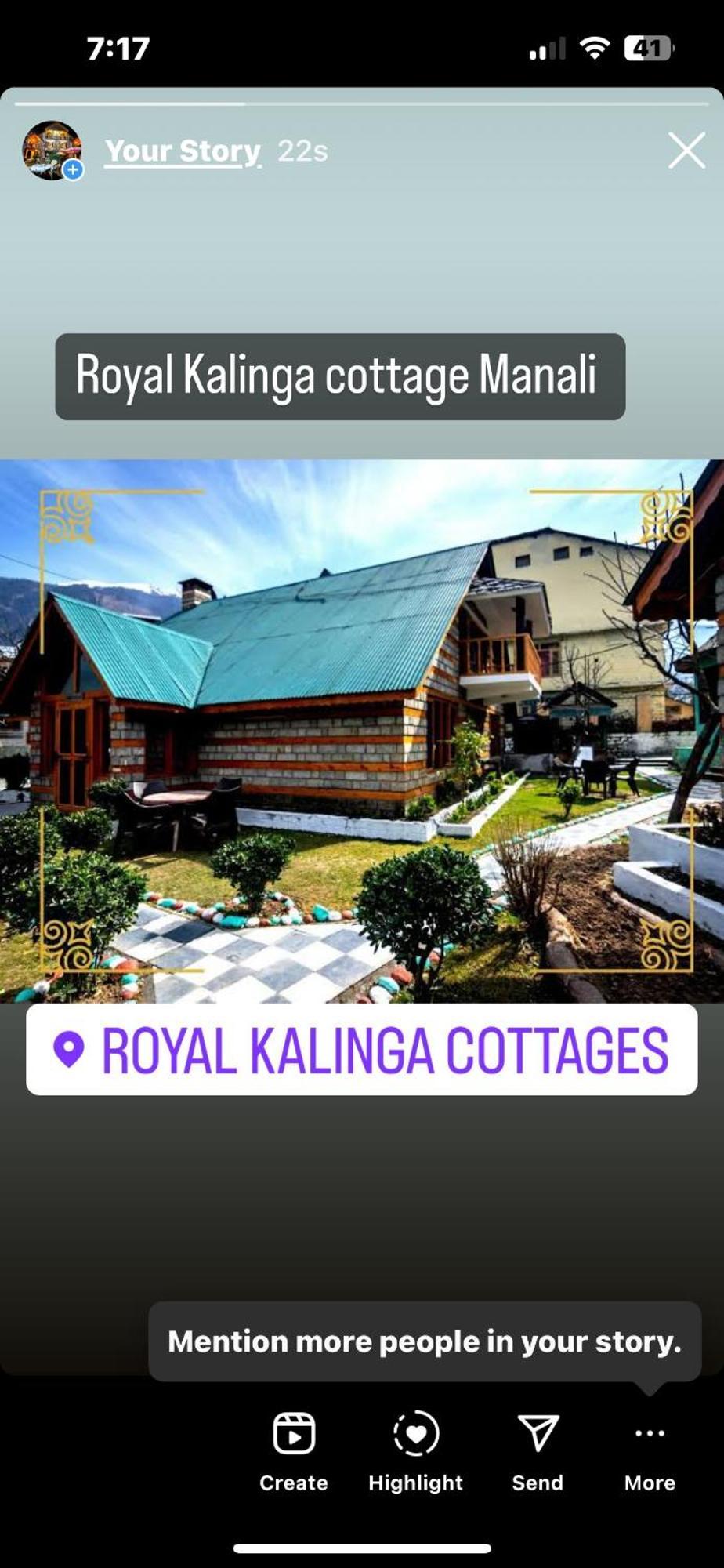 Royal Kalinga Cottages 마날리 외부 사진
